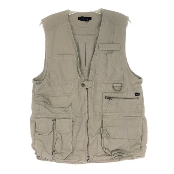 5.11 Tactical Other - 5.11 Fast-Tac Tactical Series Utility TDU Khaki Vest Size M